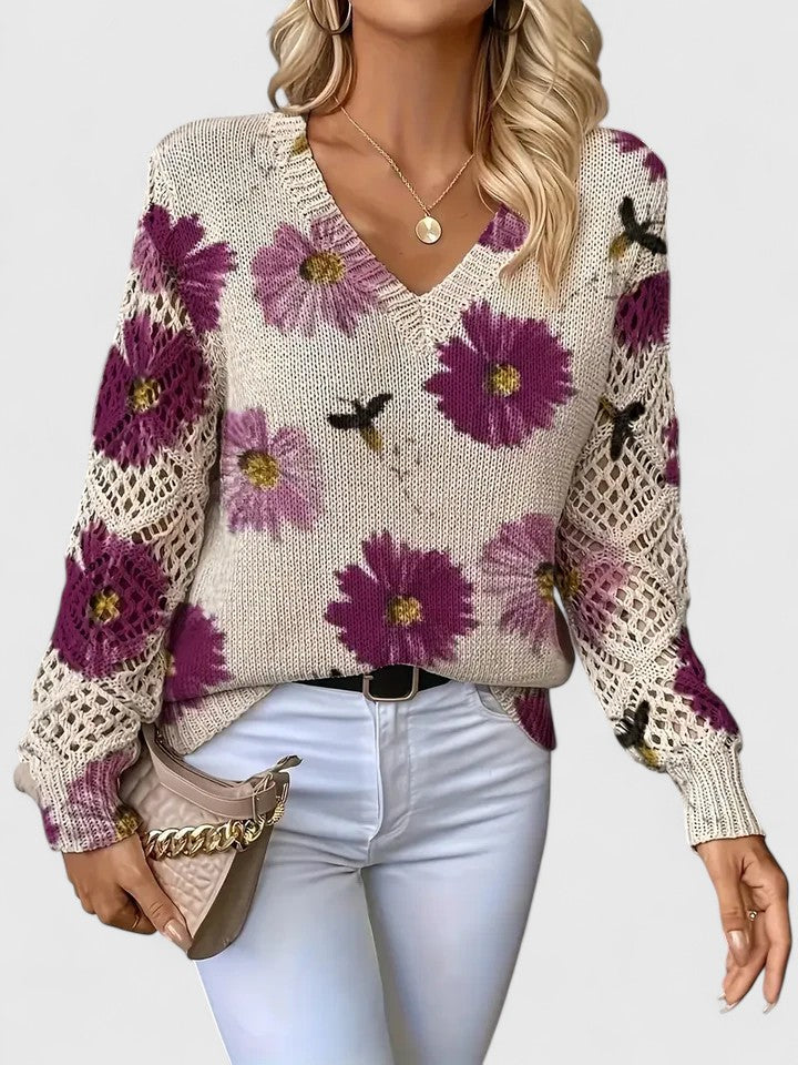 Deborah™ - Casual Floral Jumper