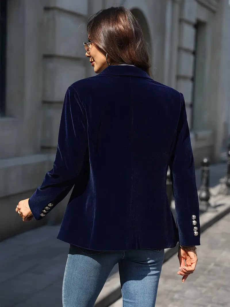 Julissa™ - Elegant Velvet Blazer