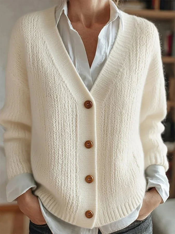 Merida™ – Vintage-Winterstrickjacke 