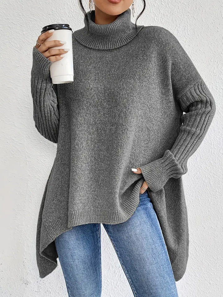 Bridgette™ - Comfortable Long Roll Neck Jumper