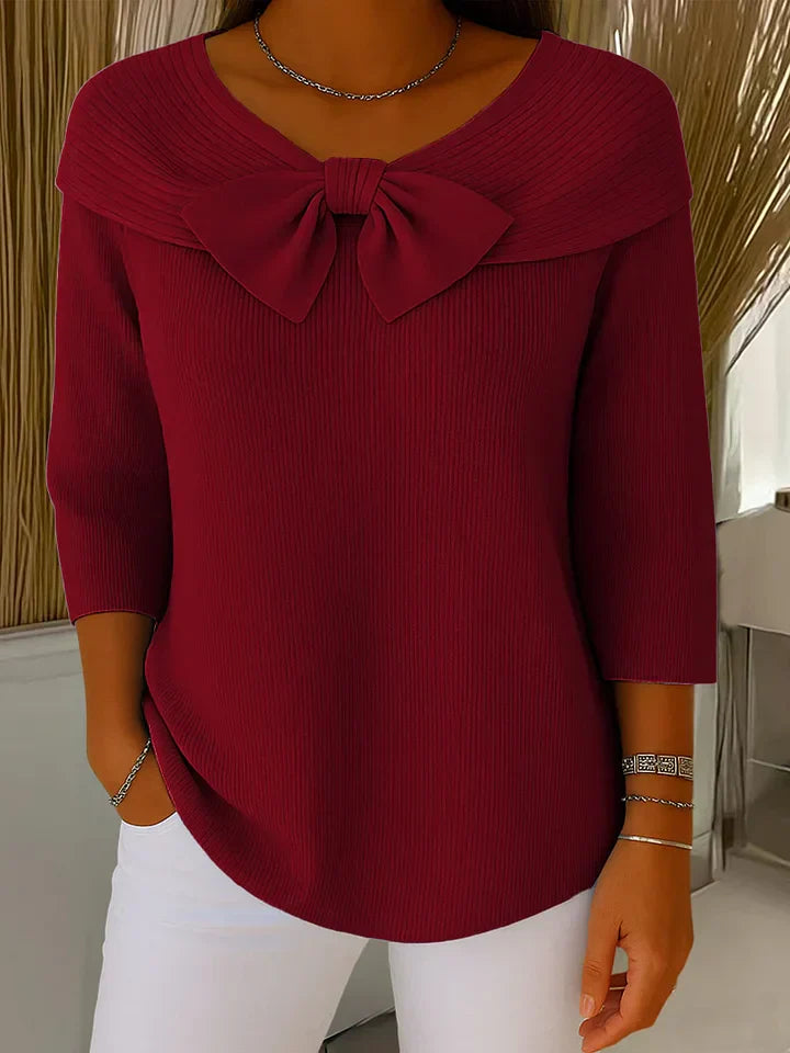 Serena™ - Women's Jumper with Bow