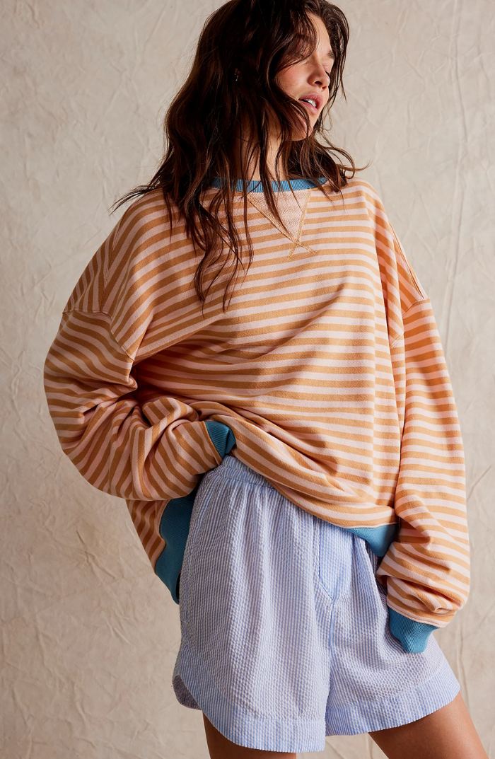 Amelia - Striped Oversized Sweater