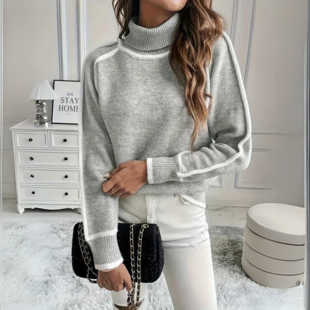 Aurora - Relaxed Roll Neck Jumper