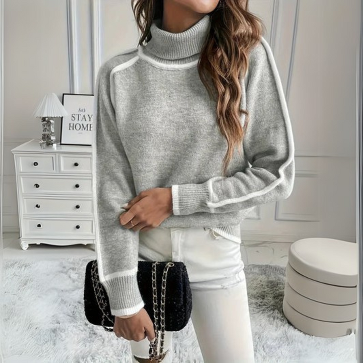 Aurora - Relaxed Roll Neck Jumper