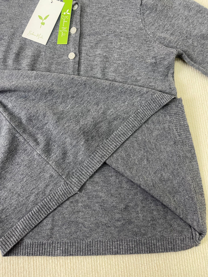 Aurora - Simple Plain Sweater with Long Sleeves