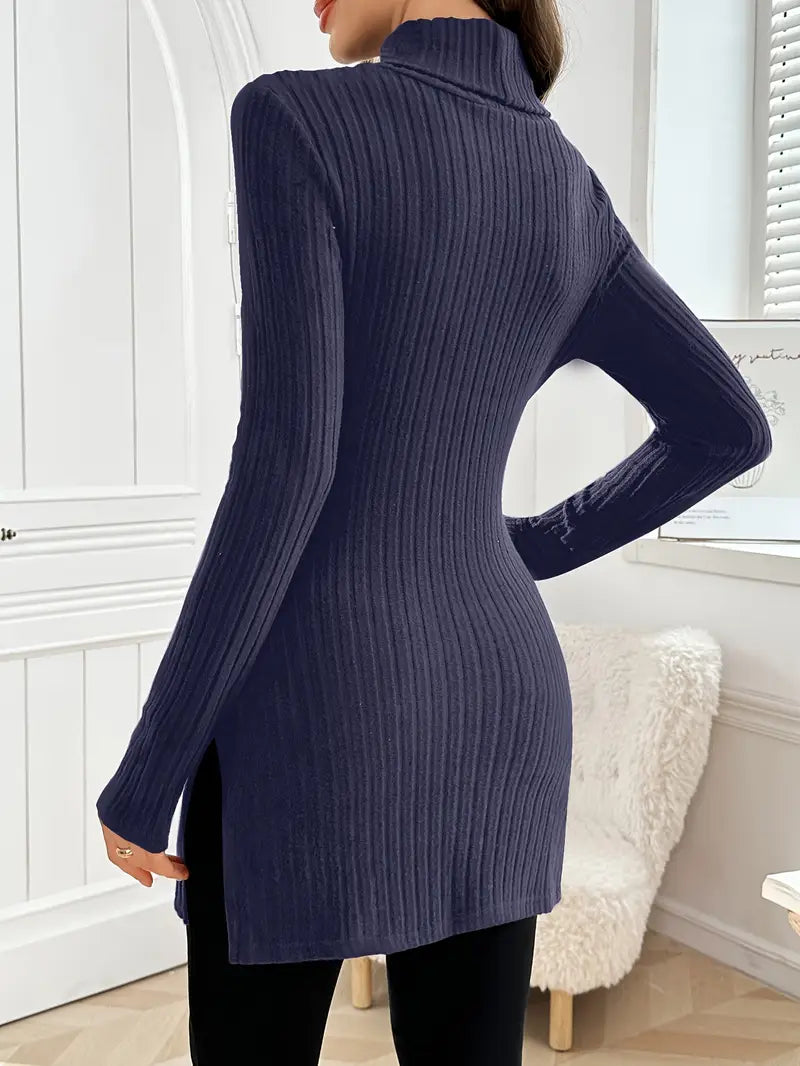Sarah - Elegant Long-Sleeved Jumper with Slim Fit for Autumn