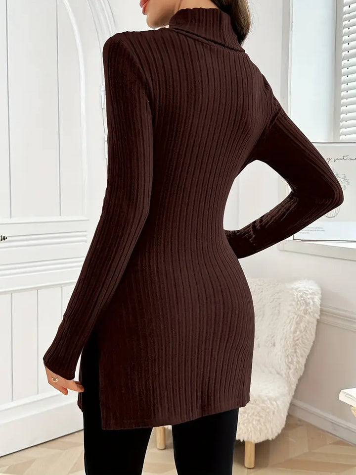 Sarah - Elegant Long-Sleeved Jumper with Slim Fit for Autumn