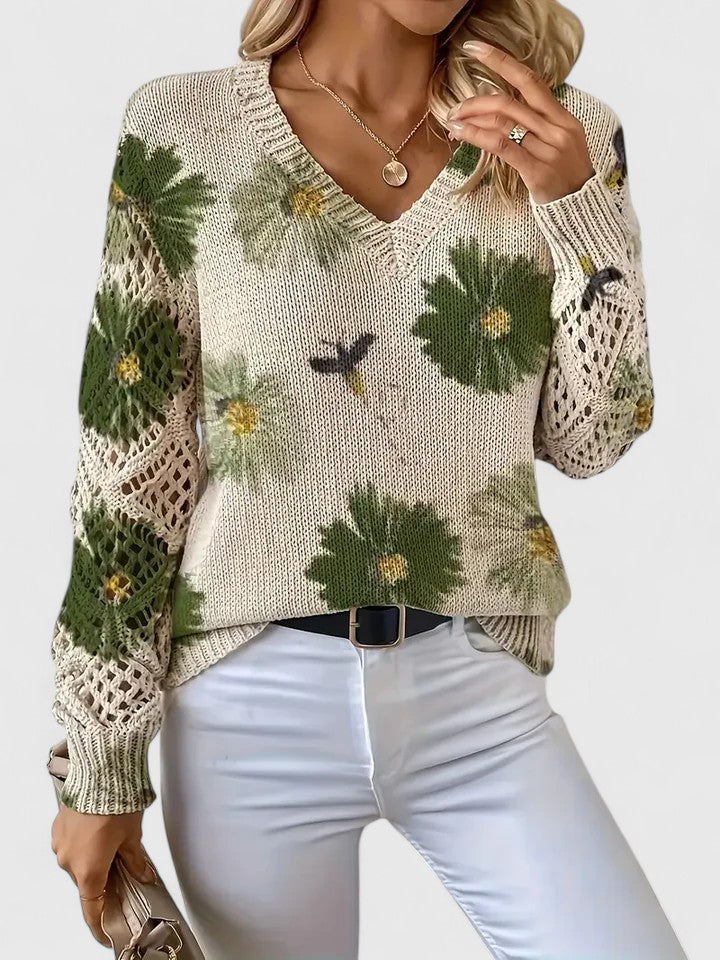 Deborah™ - Casual Floral Jumper