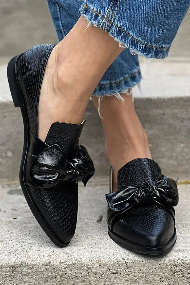 Amit™ | Luxe Bow Accent Loafers