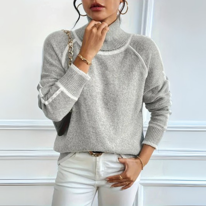 Aurora - Relaxed Roll Neck Jumper
