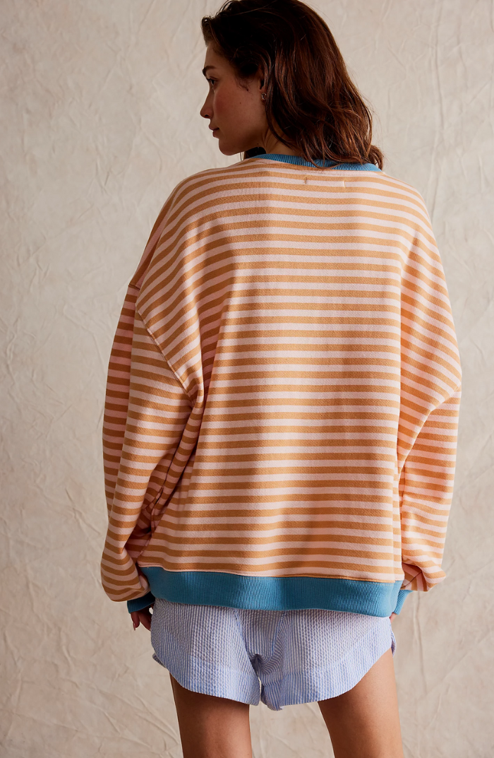 Amelia - Striped Oversized Sweater
