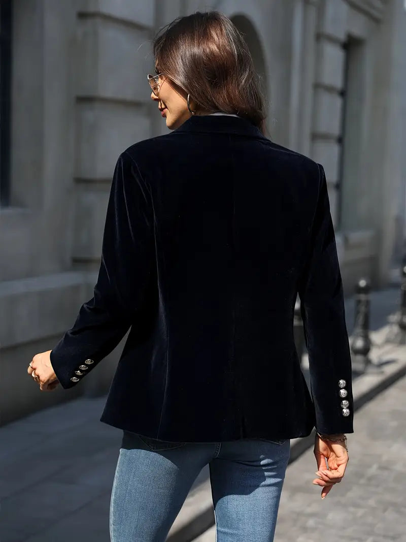Julissa™ - Elegant Velvet Blazer
