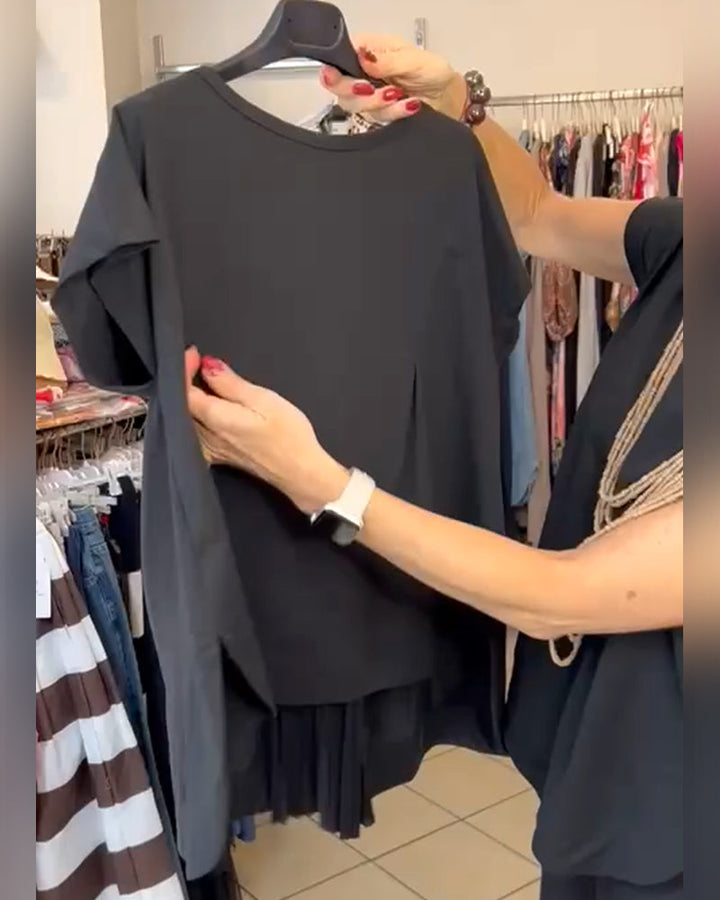 Eileen | Casual Solid Colour Street-Style Blouse