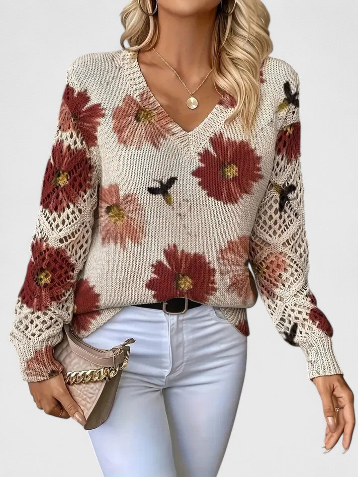 Deborah™ - Casual Floral Jumper