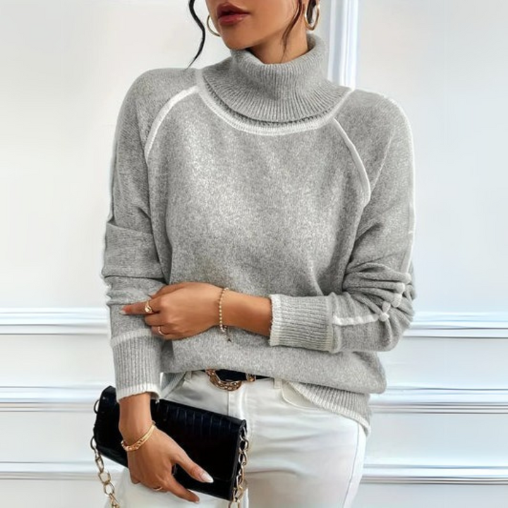 Aurora - Relaxed Roll Neck Jumper