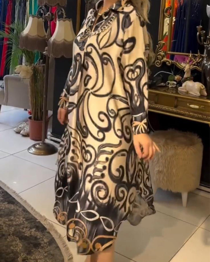 Eliane | Elegant Printed Dress