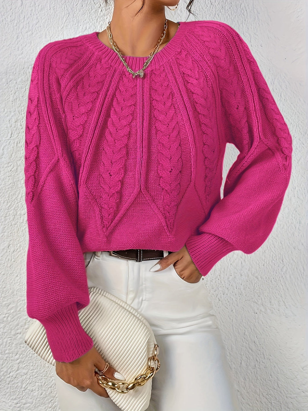 Jane™ - Eleganter Pullover mit langen Ärmeln 