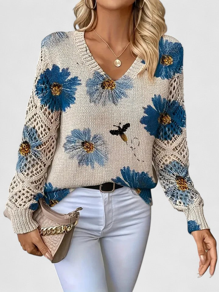 Deborah™ - Casual Floral Jumper