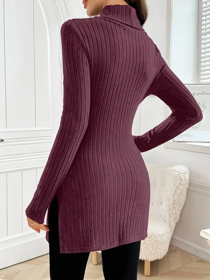 Sarah - Elegant Long-Sleeved Jumper with Slim Fit for Autumn