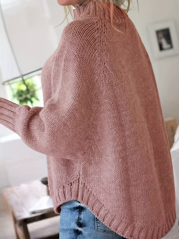 Heidi™ – Bequemer Vintage-Zopfstrickpullover