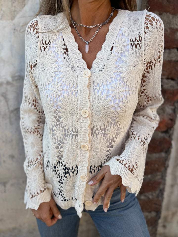 Nadia™ - Comfortable Lace Cardigan