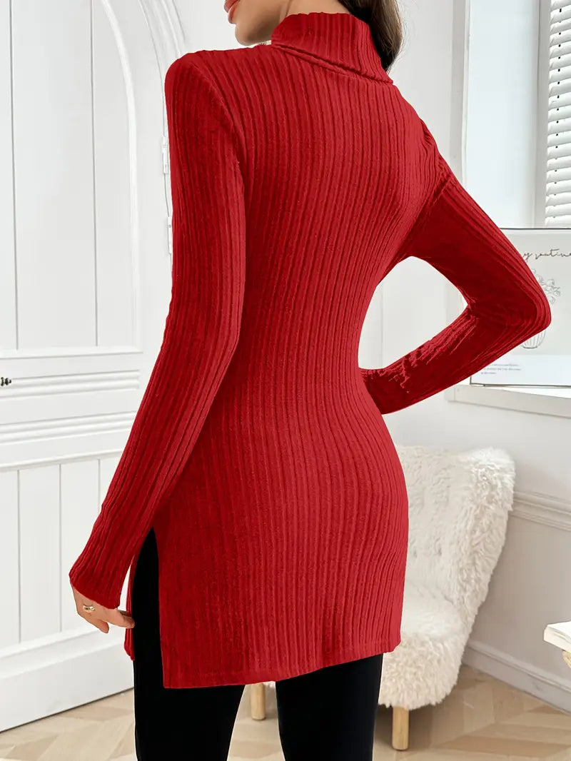 Sarah - Elegant Long-Sleeved Jumper with Slim Fit for Autumn