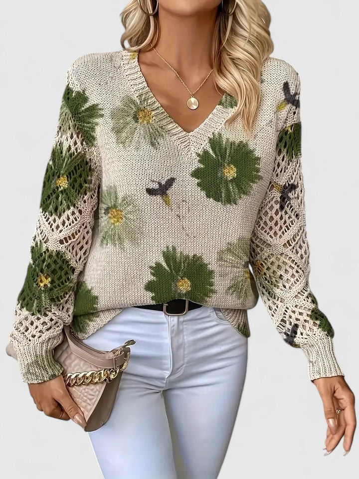 Deborah™ - Casual Floral Jumper