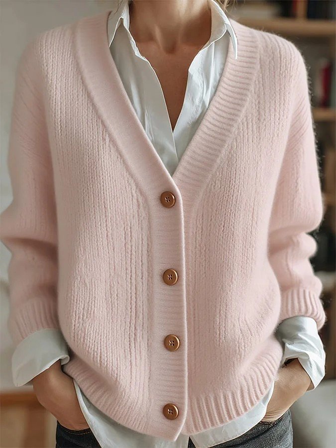 Merida™ – Vintage-Winterstrickjacke 