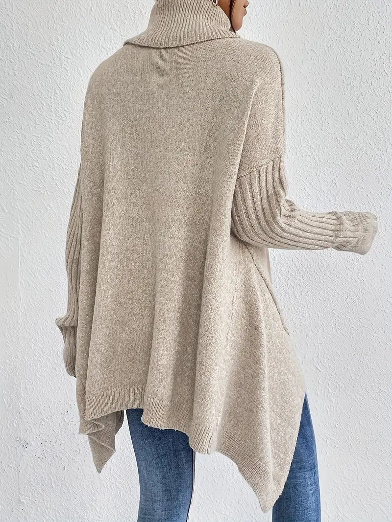 Bridgette™ - Comfortable Long Roll Neck Jumper