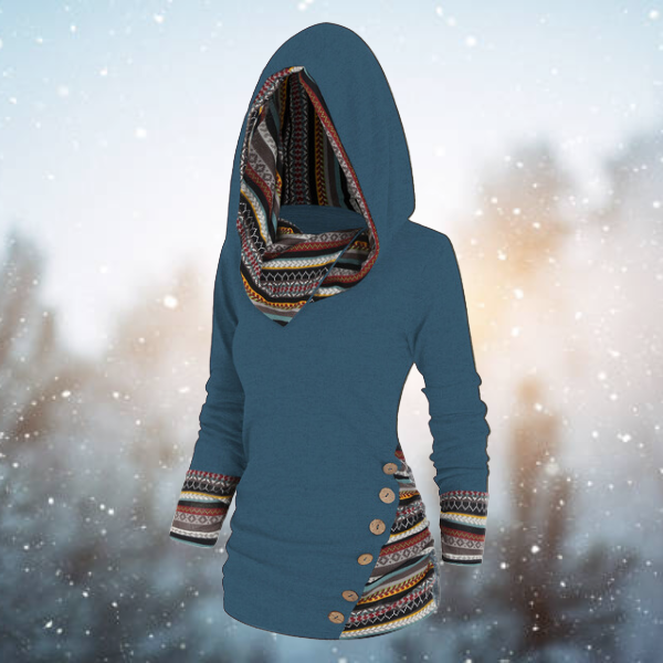 Franzi™ - Tribal Pattern Hoodie
