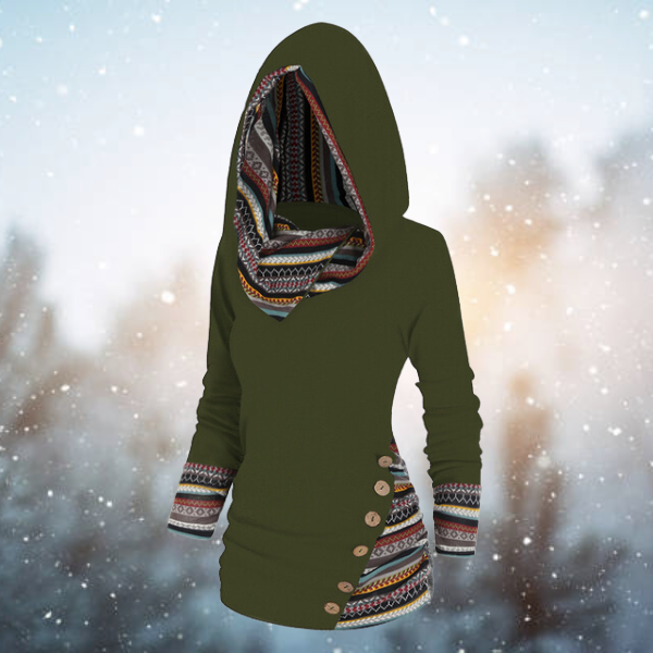 Franzi™ - Tribal Pattern Hoodie