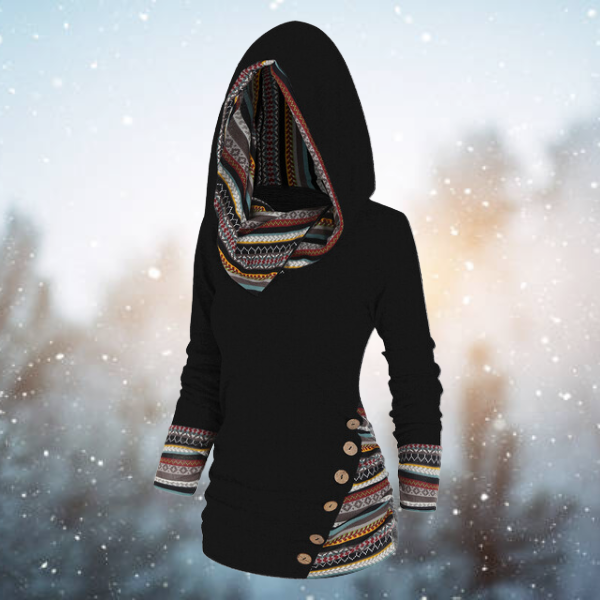 Franzi™ - Tribal Pattern Hoodie