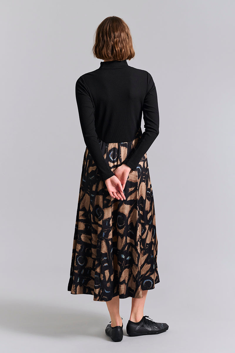 Rosaleen | Kuhaki High-Neck Dress