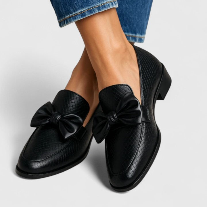 Amit™ | Luxe Bow Accent Loafers