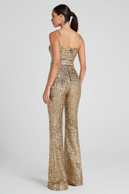 Isabel Gold Jumpsuit