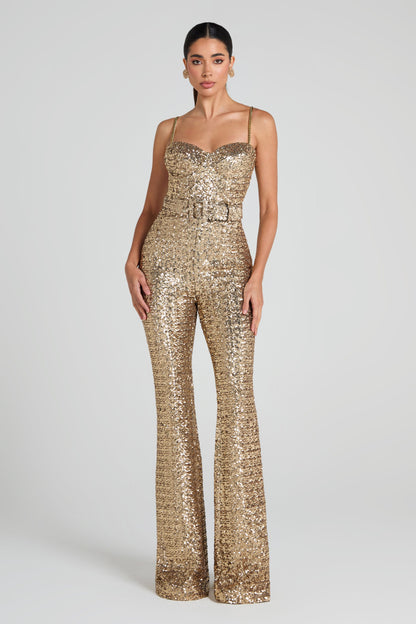 Isabel Gold Jumpsuit
