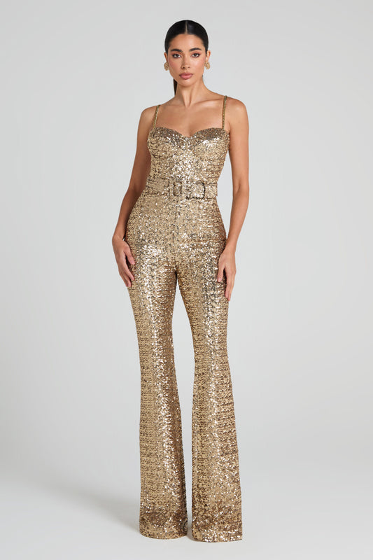 Isabel Gold Jumpsuit