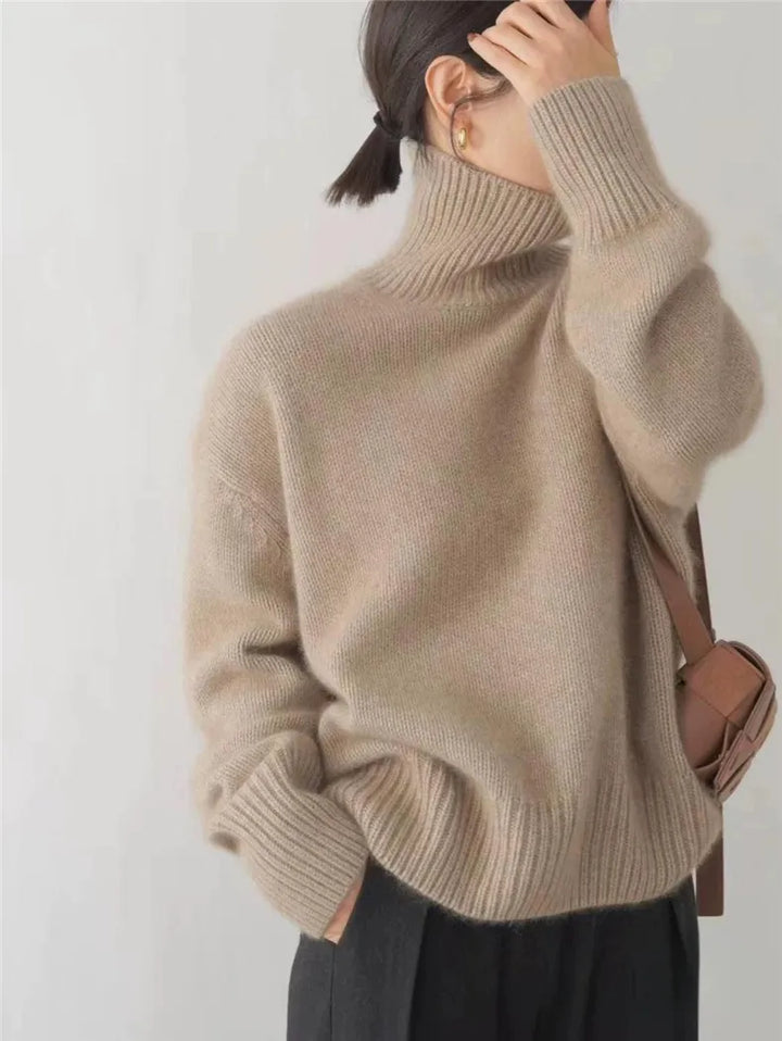 Isabella™ - Elegant Roll Neck Jumper