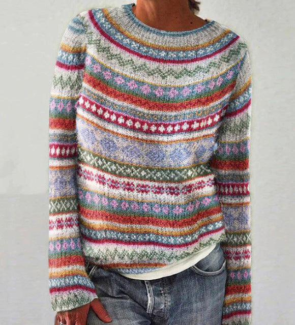 Retro Women's Knit Sweater