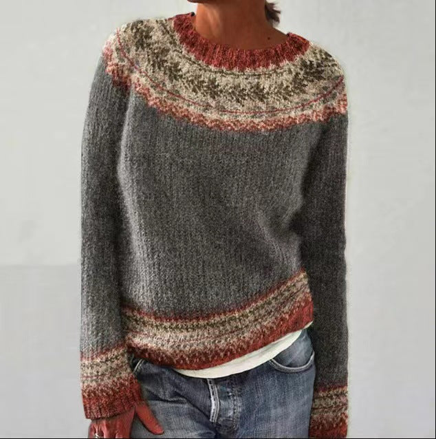 Retro Women's Knit Sweater