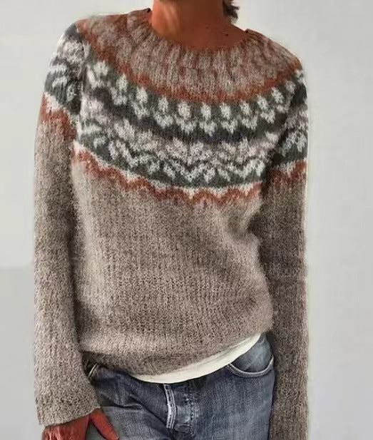 Retro Women's Knit Sweater