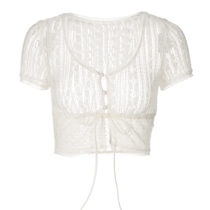 Enchanting Lace Seduction Skirt Set