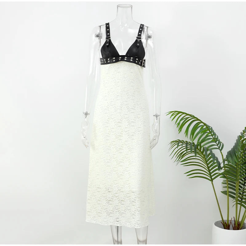 Floral Lace Midi Dress