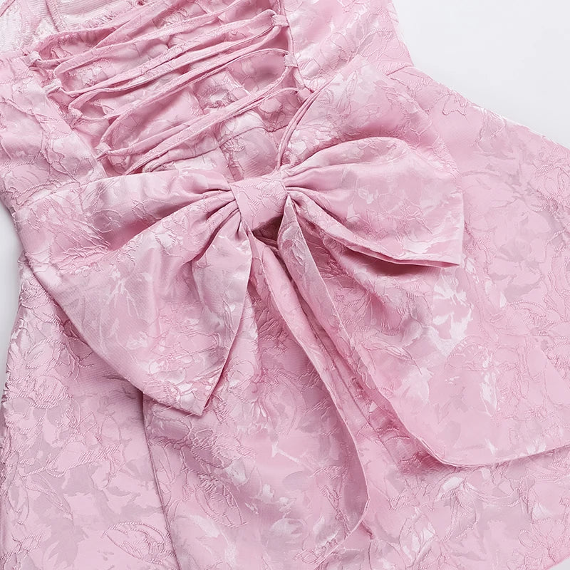 Salome Mini Dress - Blush