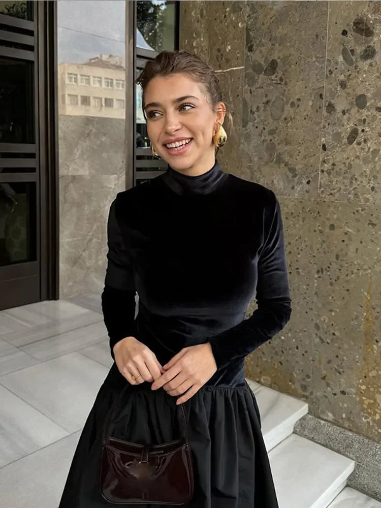 Florienne Long Sleeve Midi Dress