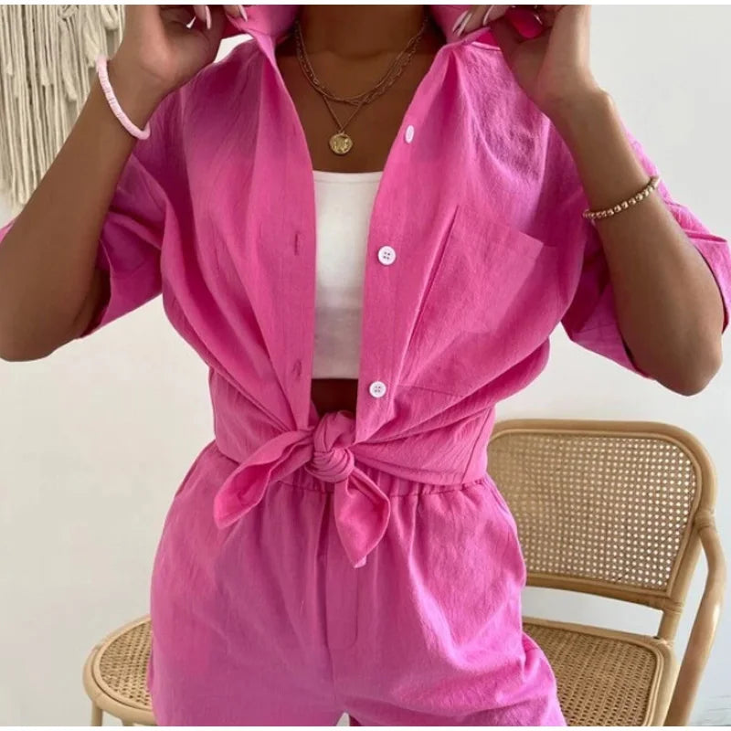 LUXE LOUNGE™ Cotton Loungewear Set