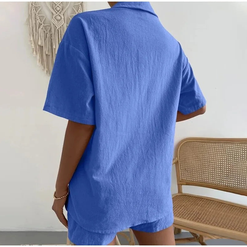 LUXE LOUNGE™ Cotton Loungewear Set