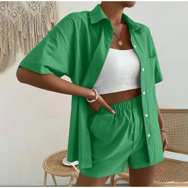 LUXE LOUNGE™ Cotton Loungewear Set