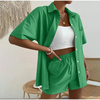 LUXE LOUNGE™ Cotton Loungewear Set