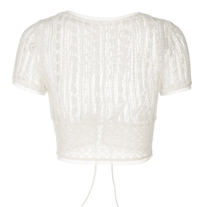 Enchanting Lace Seduction Skirt Set